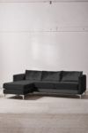 Thumbnail View 1: Chamberlin Velvet Sectional Sofa