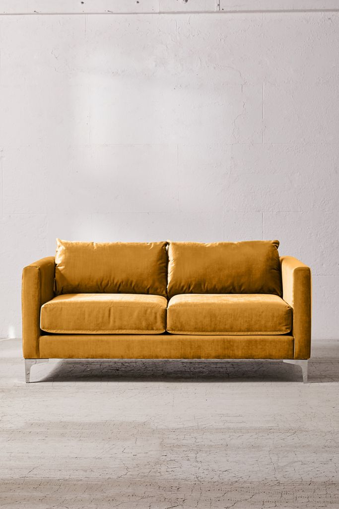 Chamberlin Velvet Love Seat Urban Outfitters