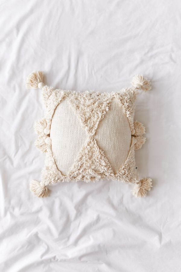 Rumi Shag Throw Pillow Urban Outfitters