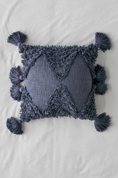 Blue Floor Pillows Fleece Throws Urban Outfitters