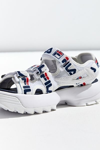 fila uo exclusive disruptor sandal