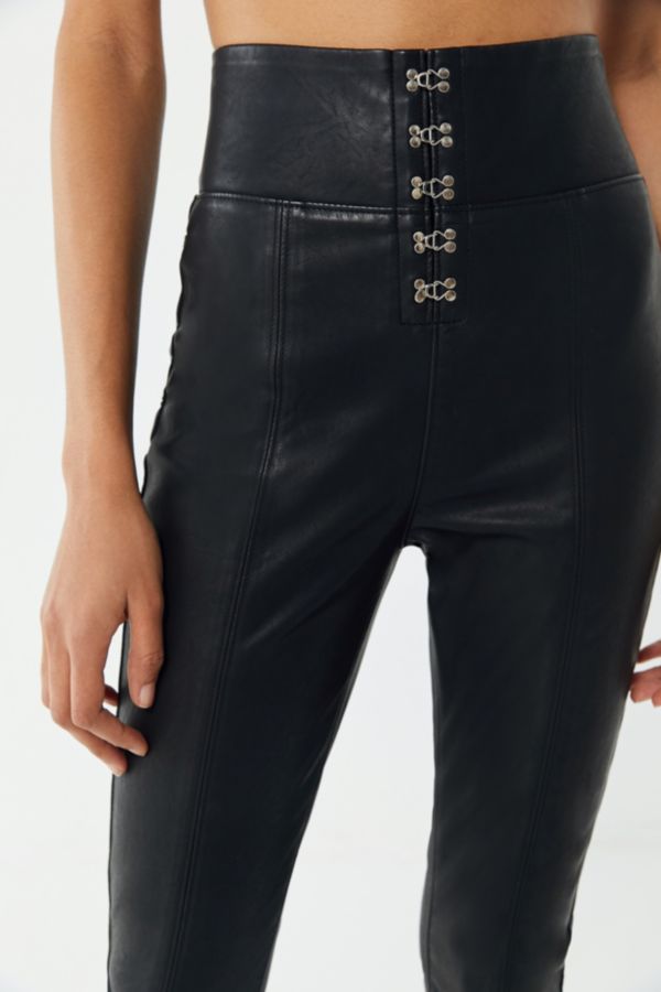 BLANKNYC Daddy Soda Hook + Eye Faux Leather Pant | Urban Outfitters
