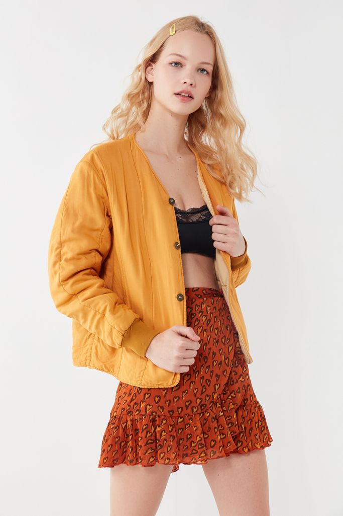 Vintage Overdyed Quilted Liner Jacket | Urban Outfitters Canada