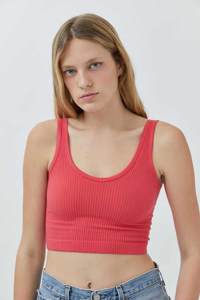 Your new go-to bra top in a fresh, cropped cut by Out From Under and only a...