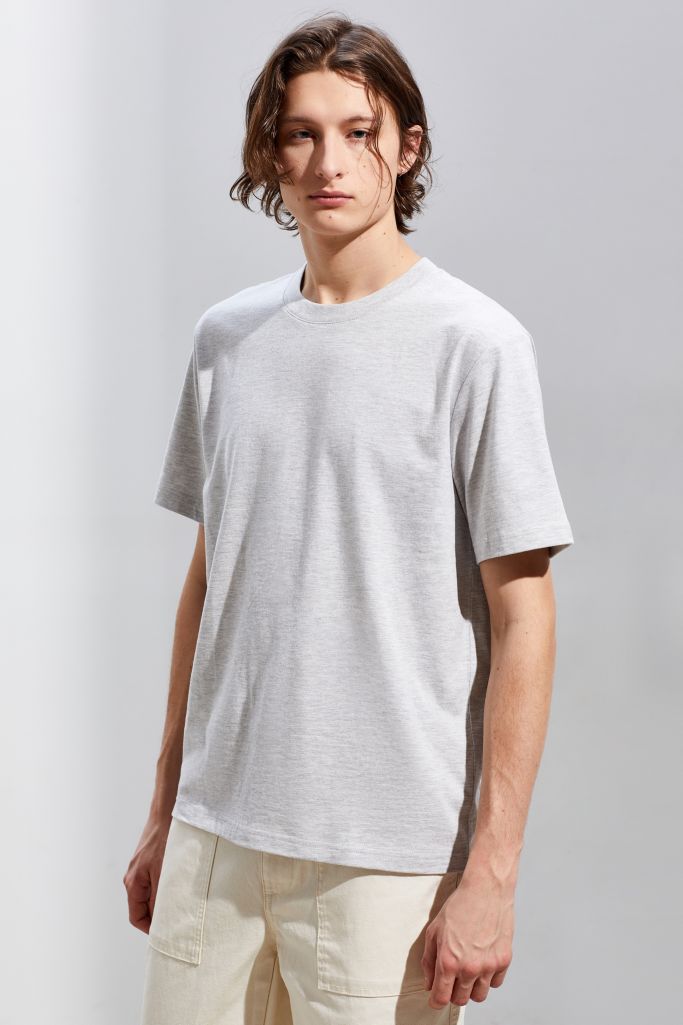 UO Frank Heathered Ringer Tee | Urban Outfitters Canada