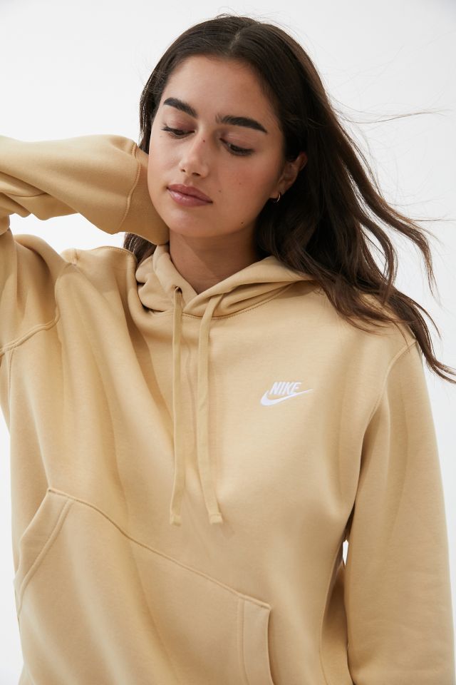 swoosh fleece hoodie