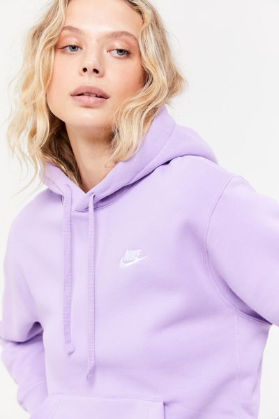 nike hoodie light purple