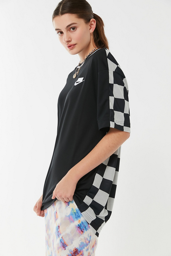 Nike Sportswear Oversized CheckeredBack Tee Urban Outfitters