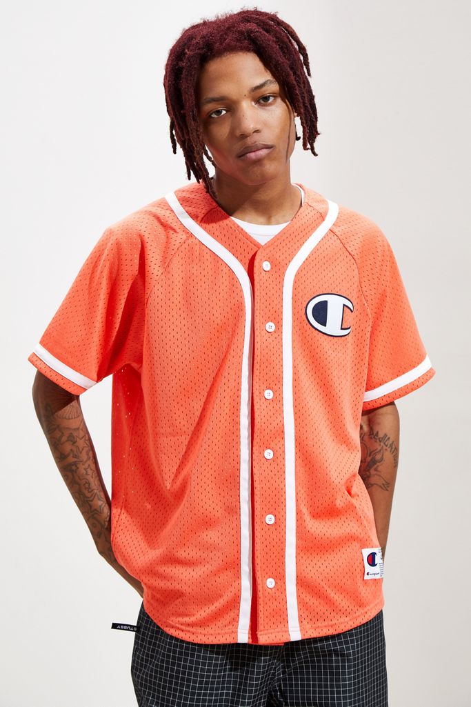Champion Mesh Baseball Jersey Urban Outfitters