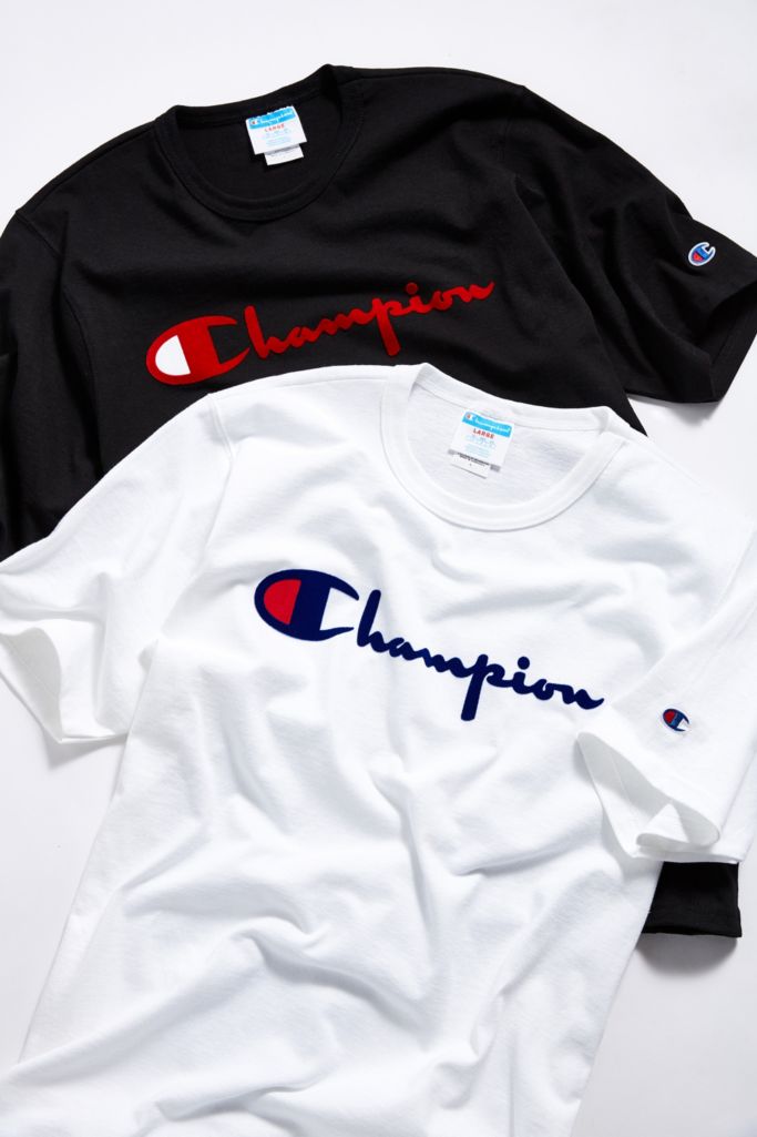 Champion Heritage Big Script Tee | Urban Outfitters
