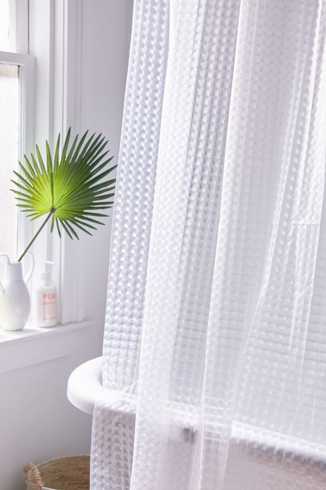 Clear Checker Shower Curtain Liner Urban Outfitters