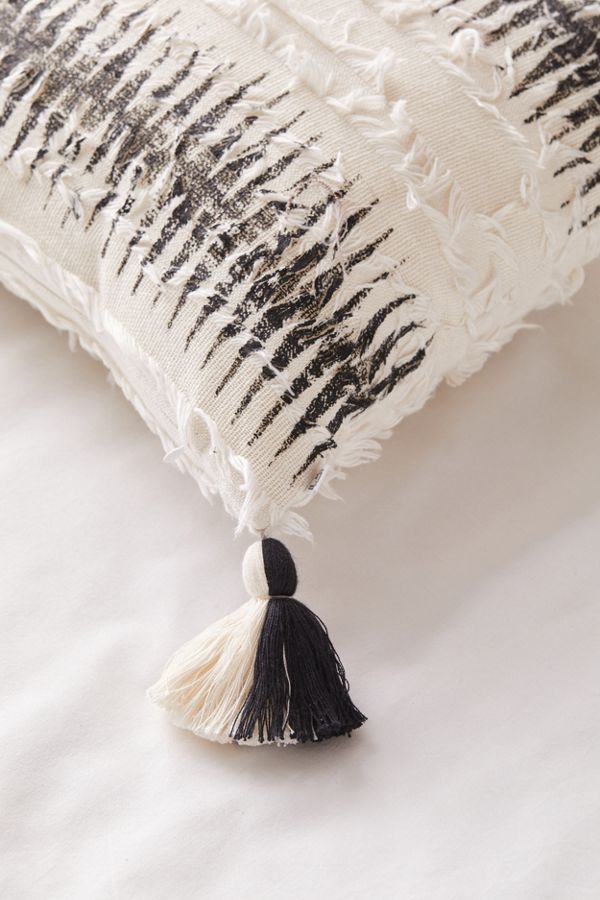 Charly Printed Eyelash Throw Pillow Urban Outfitters