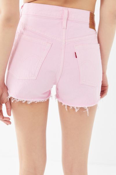 levis 501 shorts high rise