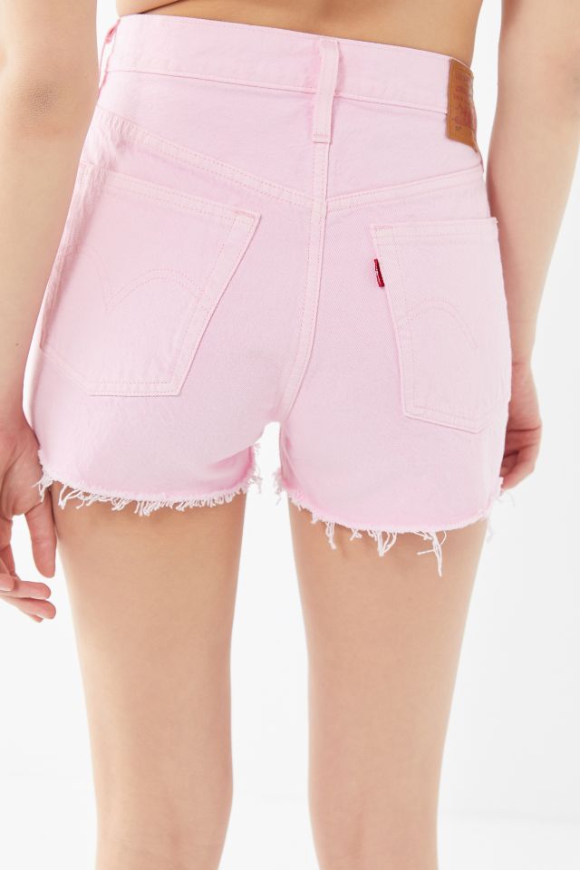 levi 501 shorts high waisted