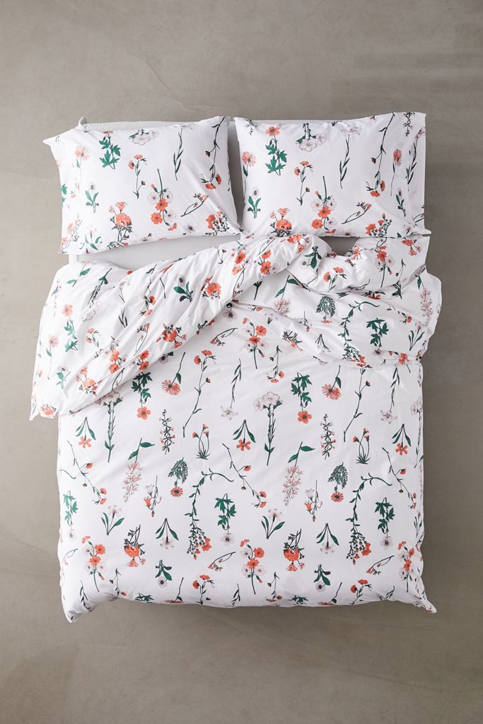 Georgina Stems Duvet Set Urban Outfitters