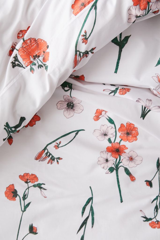 Georgina Stems Duvet Set Urban Outfitters