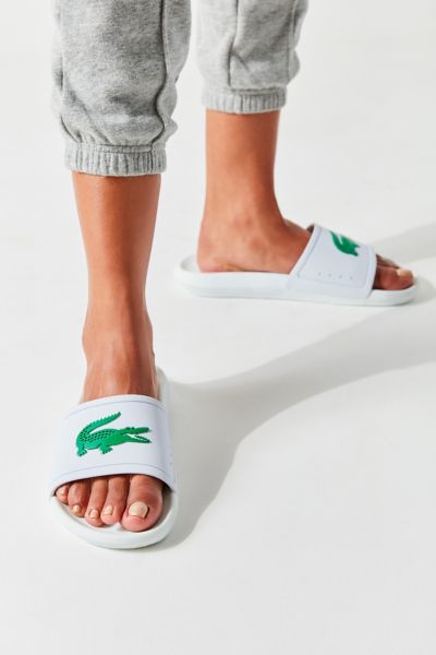 lacoste croco sandal