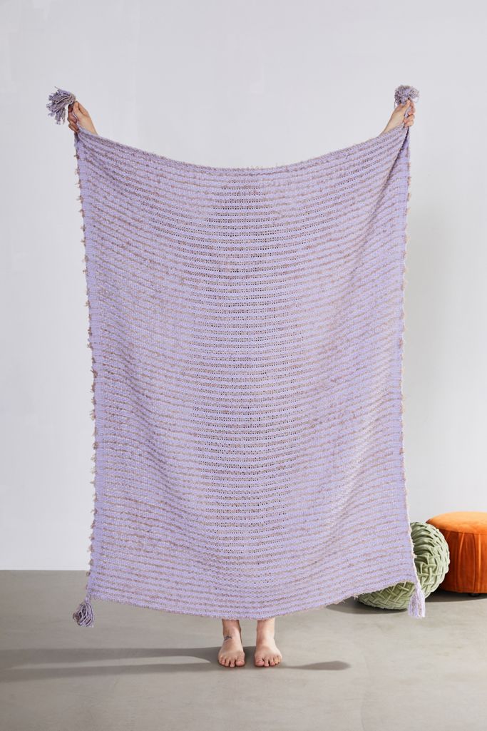 Jules Tassel Throw Blanket Urban Outfitters Canada