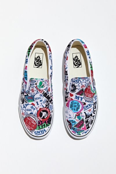 Vans Sticker Mashup Slip-On Sneaker | Urban Outfitters