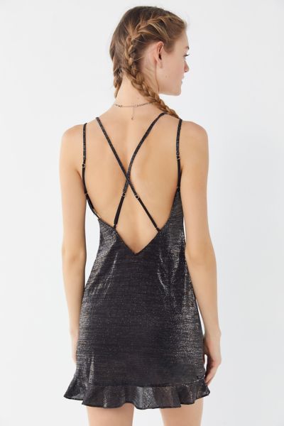 sparkly slip dress