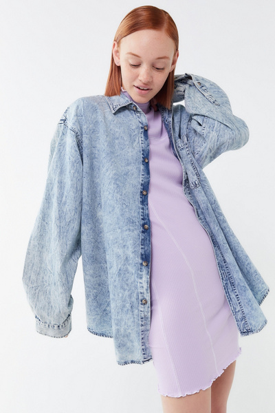 urban outfitters denim shirt