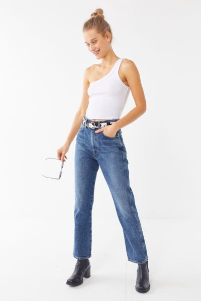 agolde high rise kick pinch waist jeans