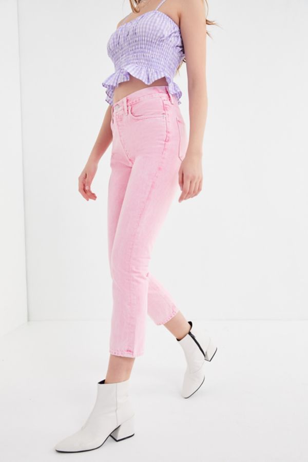 AGOLDE Riley Cropped Straight Leg Jean – Potion | Urban Outfitters