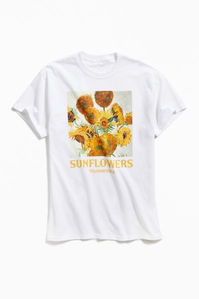 Van Gogh Sunflowers Tee | Urban Outfitters