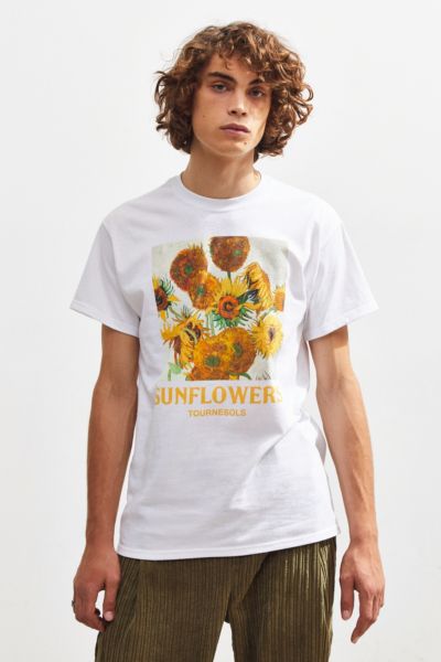Van Gogh Sunflowers Tee | Urban Outfitters