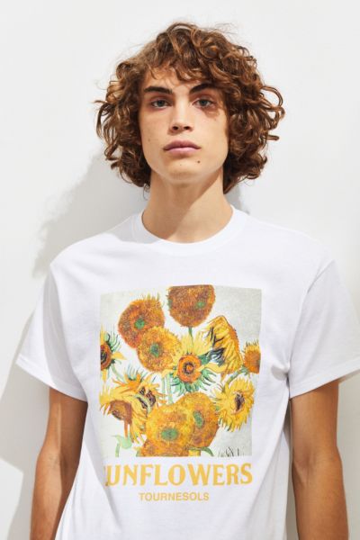 van gogh sunflowers tee