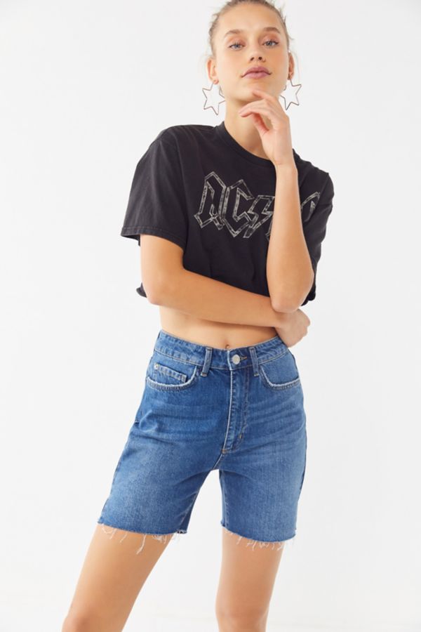 BDG Notched Longline Denim Short | Urban Outfitters