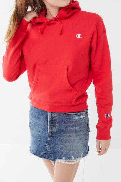 urban outfitters red champion hoodie