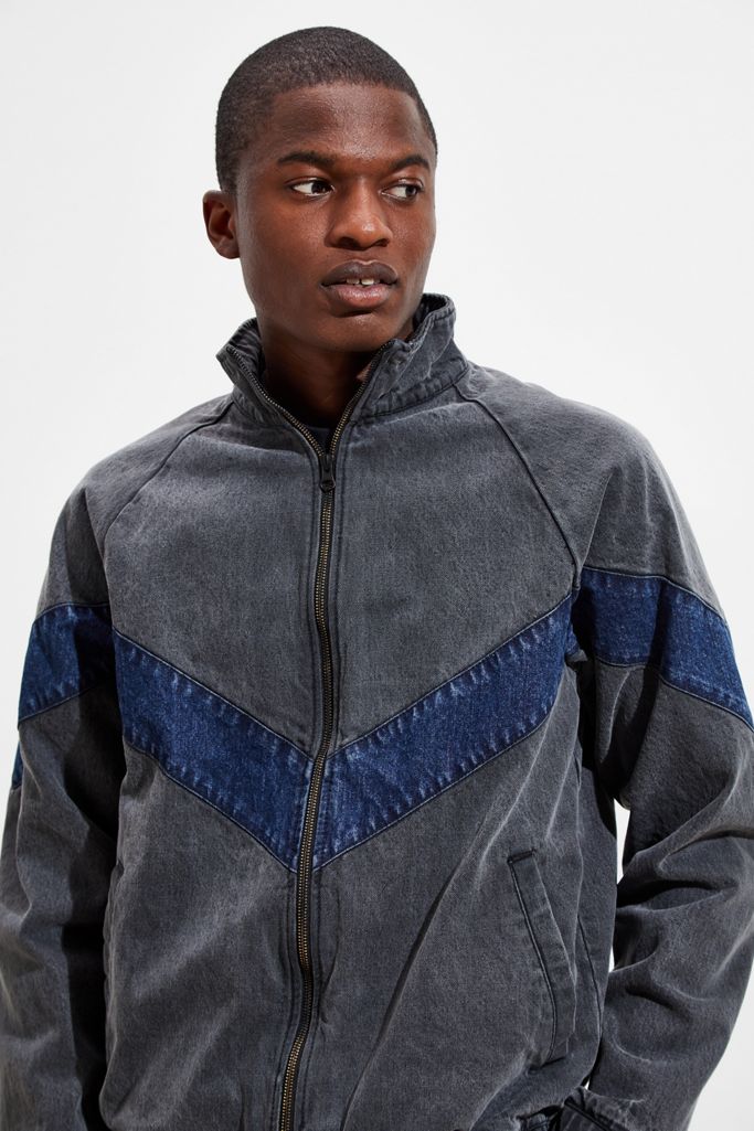 BDG Meadowland Denim Track Jacket Urban Outfitters Canada