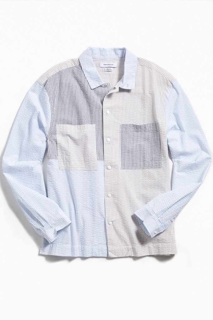 seersucker overshirt