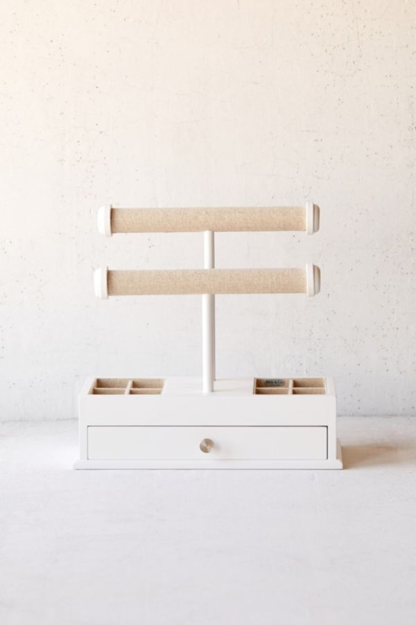 Slide View: 2: Mele and Co Ivy Jewelry Box + Stand