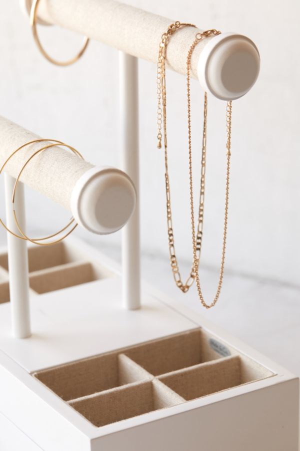 Slide View: 3: Mele and Co Ivy Jewelry Box + Stand