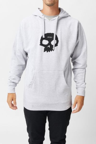 zero single skull hoodie