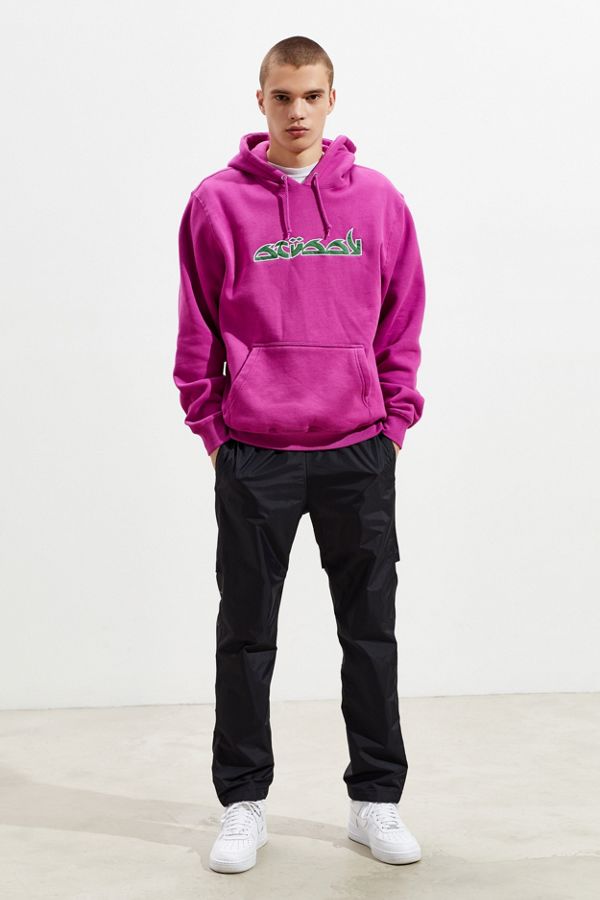 Stussy Script Applique Hoodie Sweatshirt | Urban Outfitters