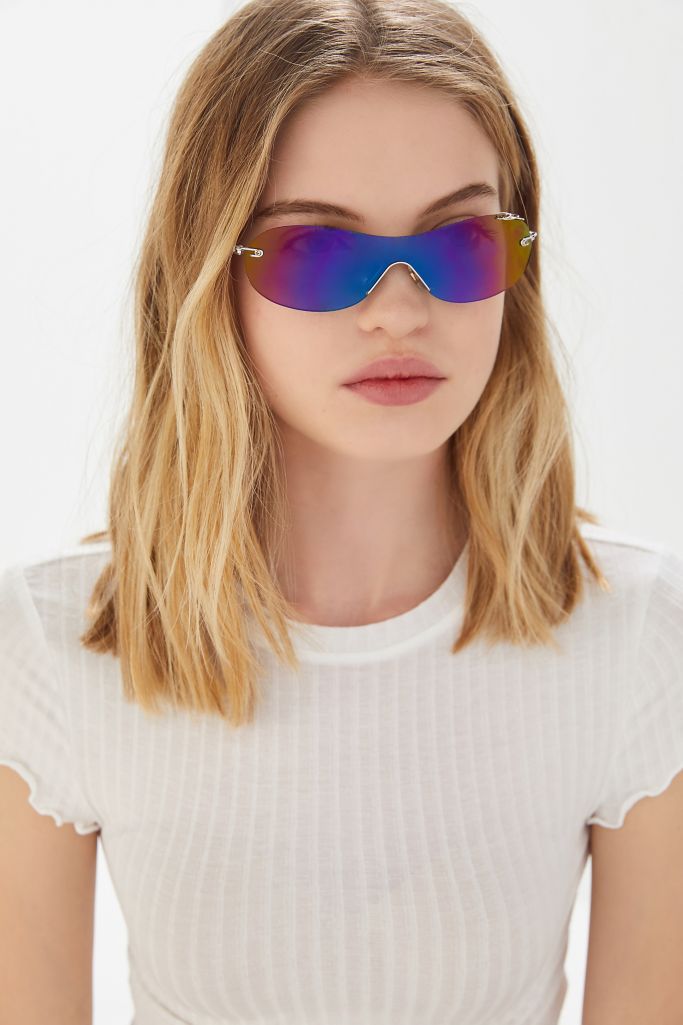 Vintage Zena Shield Sunglasses Urban Outfitters 3551