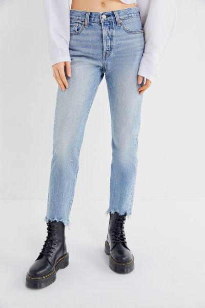 wedgie fit light wash high rise jeans levi's