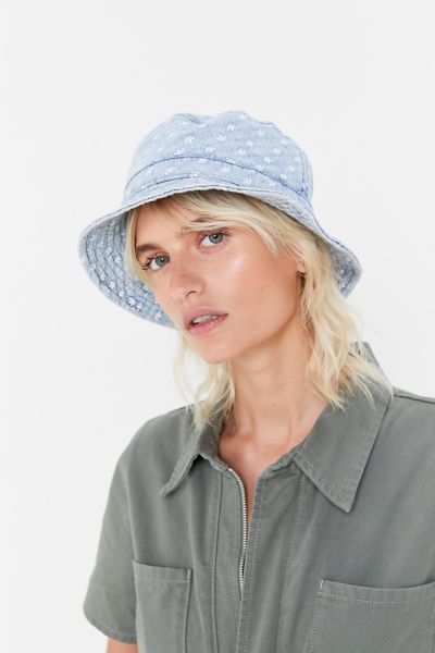 denim adidas bucket hat