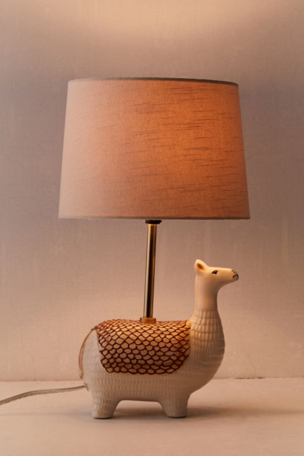 Llama Ceramic Table Lamp Urban Outfitters