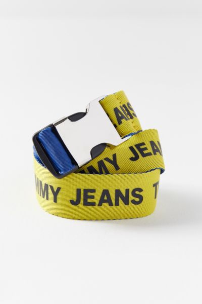 tommy jeans yellow belt