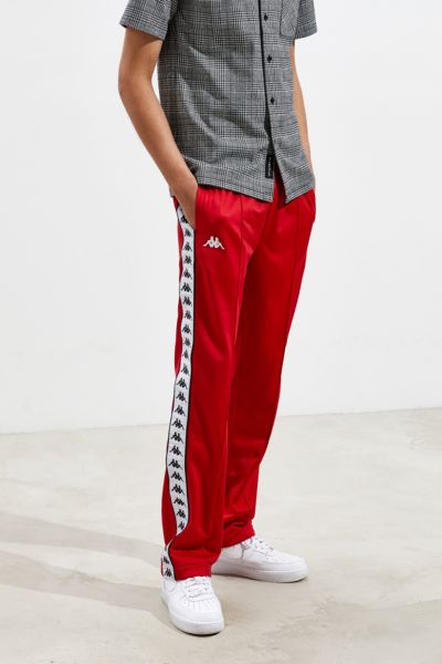 red kappa track pants