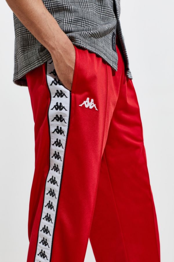 Kappa Mixed Banda Astoria Red Track Pant Urban Outfitters Canada