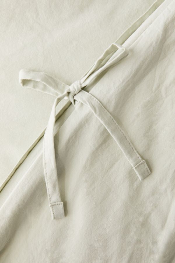 Maisie Washed Cotton Tie Trim Duvet Cover Urban Outfitters