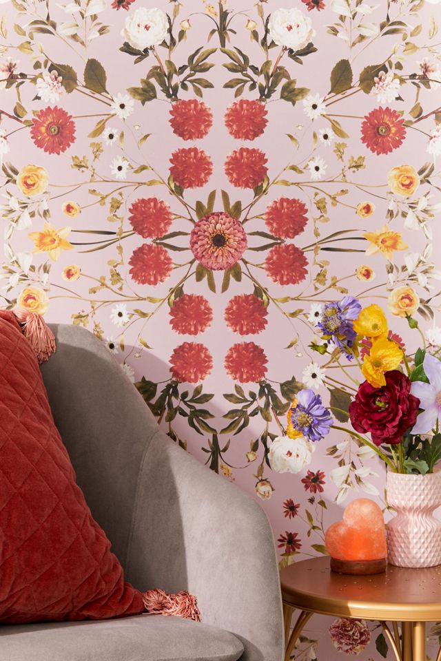Daniella Mauve Removable Wallpaper Urban Outfitters