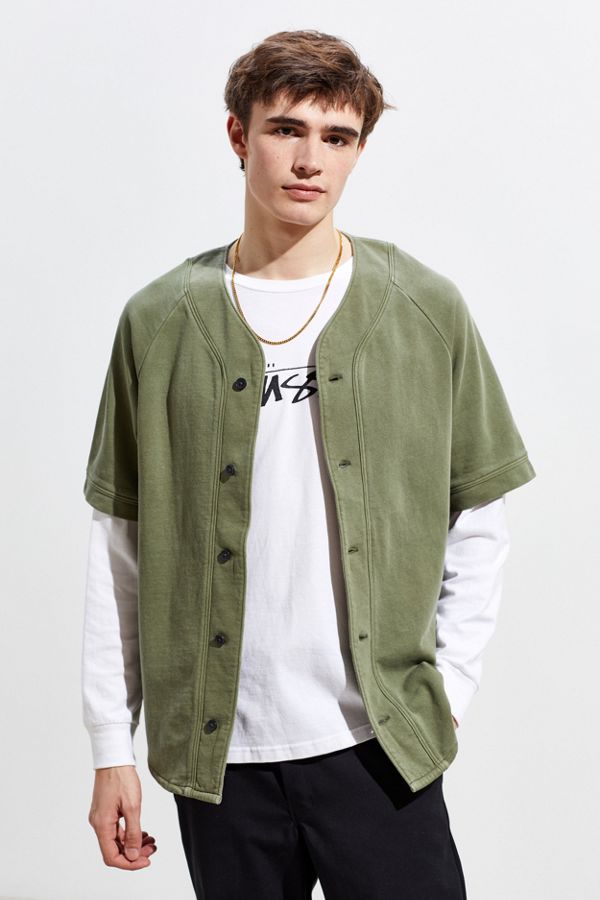 UO French Terry Baseball Jersey | Urban Outfitters