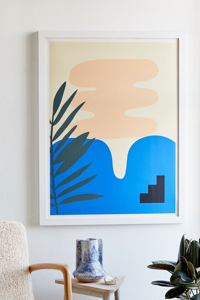 mpgmb Shape Study 14 Stackable Art Print Urban Outfitters Canada