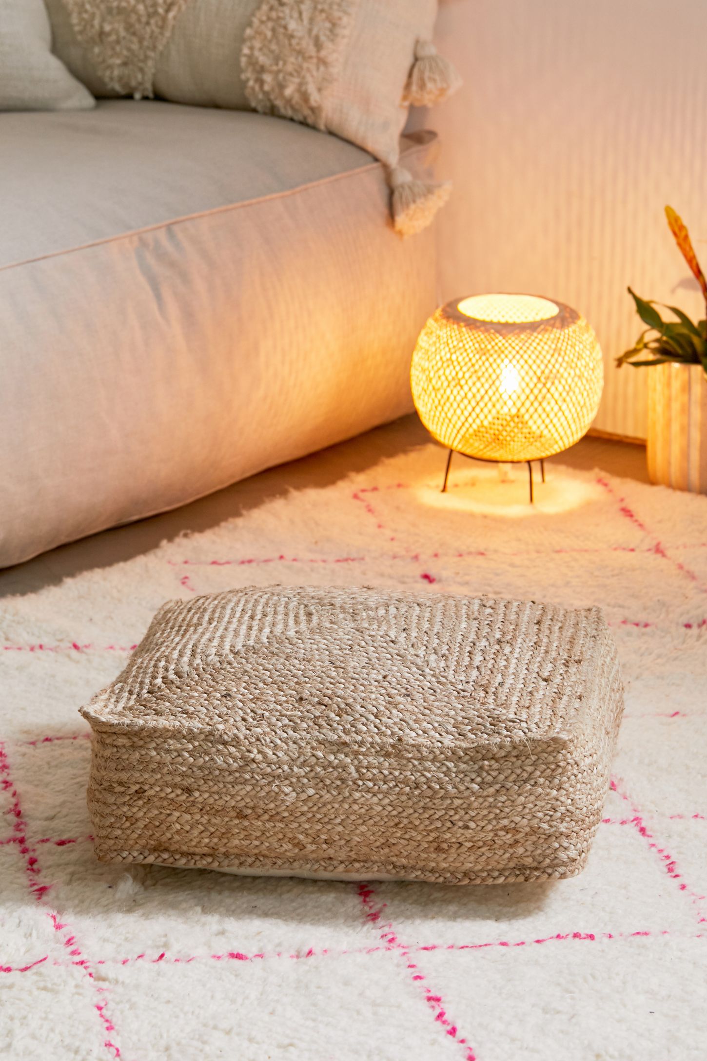 Jute Floor Pillow Urban Outfitters
